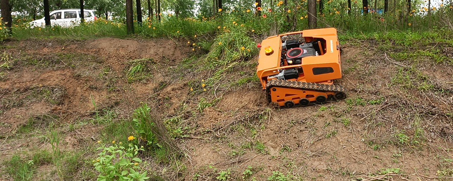 Remote-controlled mower