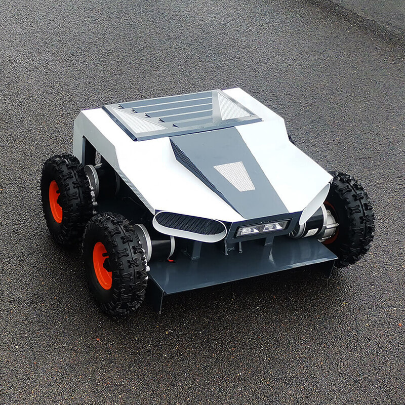 Electric remote controlled lawn mower